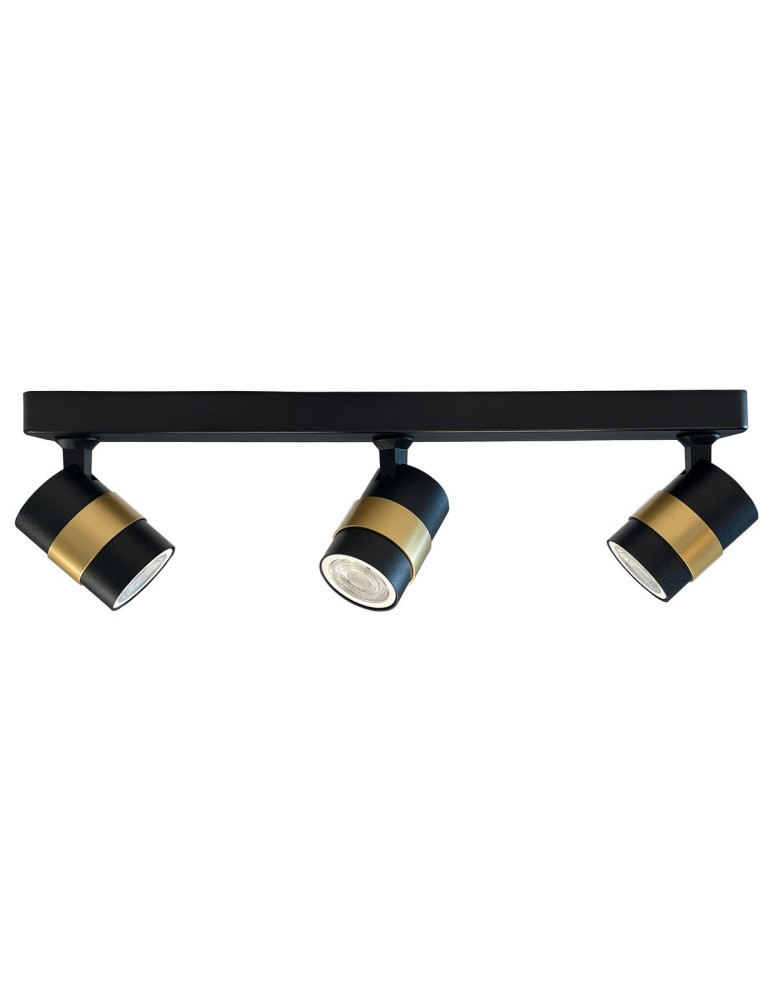 Light Prestige Spot Anillo 3xGU10 czarny LP-770/3W BK