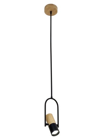 Light Prestige Bovino 1 wiszaca GU10 czarny/ brązowy LP-1111/1P