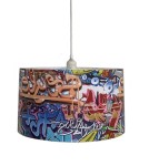 Light Prestige Lampa wisząca Graffiti Style LP-077/1P xE14 Multikolor/biała Light Prestige Lampa wisząca Graffiti Style LP-077/1P xE14 Multikolor/biała