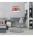 Light Prestige Lampa wisząca Graffiti Style LP-077/1P xE14 Multikolor/biała Light Prestige Lampa wisząca Graffiti Style LP-077/1P xE14 Multikolor/biała