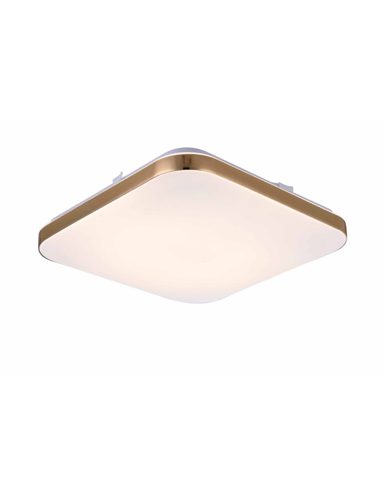 Light Prestige Babilon plafon kwadratowy średni 4000K złoty xLED LP-335/1C M 4GD square Light Prestige Babilon plafon kwadratowy średni 4000K złoty xLED LP-335/1C M 4GD square