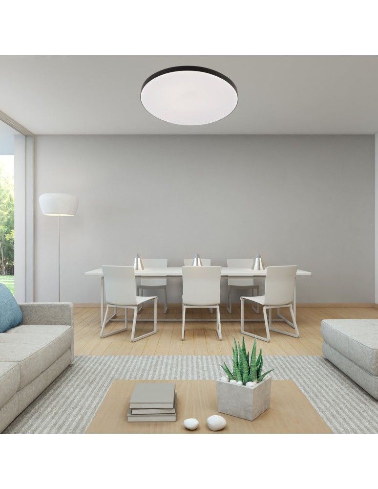 Light Prestige Babilon plafon okrągły mały 4000K czarny xLED LP-335/1C S 4BK Light Prestige Babilon plafon okrągły mały 4000K czarny xLED LP-335/1C S 4BK
