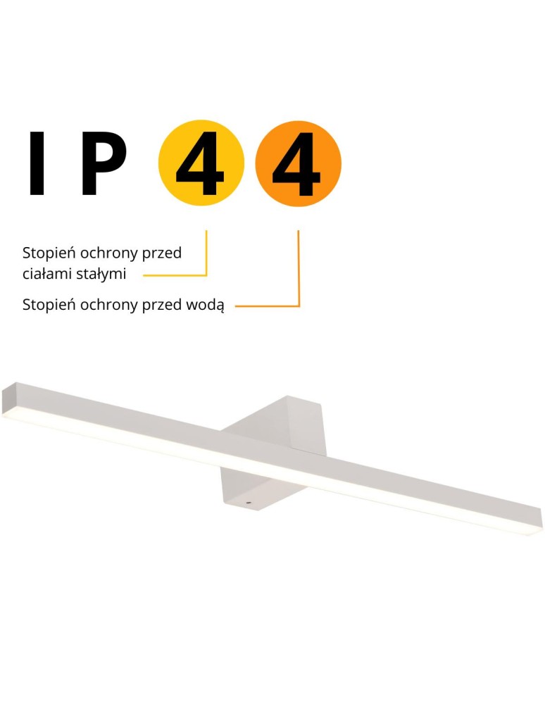 Light Prestige Nevada kinkiet L biały IP44 1xLEDxLED LP-778/1W L WH