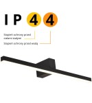 Light Prestige Nevada kinkiet L czarny IP44 1xLEDxLED LP-778/1W L BK Light Prestige Nevada kinkiet L czarny IP44 1xLEDxLED LP-778/1W L BK