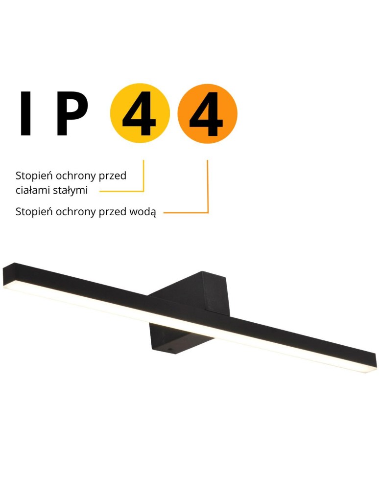 Light Prestige Nevada kinkiet L czarny IP44 1xLEDxLED LP-778/1W L BK Light Prestige Nevada kinkiet L czarny IP44 1xLEDxLED LP-778/1W L BK