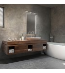 Kinkiety łazienkowe - Light Prestige Nevada kinkiet XXL czarny IP44 1xLEDxLED LP-778/1W XXL BK - product 2