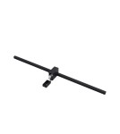 Kinkiety łazienkowe - Light Prestige Nevada kinkiet XXL czarny IP44 1xLEDxLED LP-778/1W XXL BK - product 7