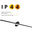 Kinkiety łazienkowe - Light Prestige Nevada kinkiet XXL czarny IP44 1xLEDxLED LP-778/1W XXL BK - product 9