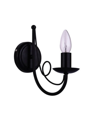 Light Prestige Perła kinkiet czarna 1xE14 czarny LP-020/1W black