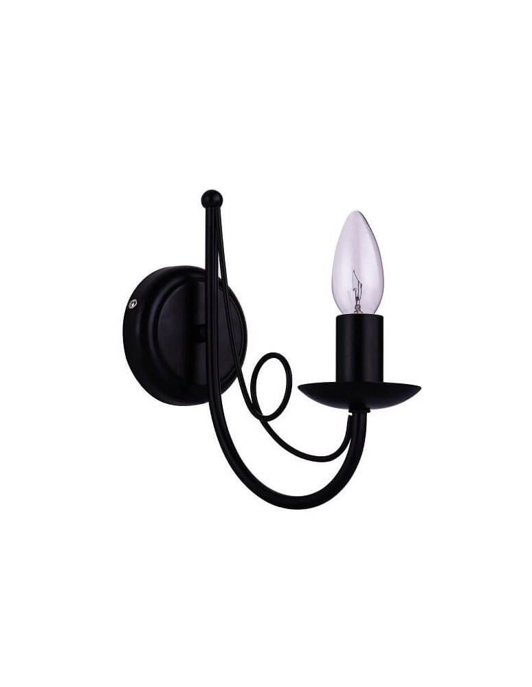 Light Prestige Perła kinkiet czarna 1xE14 czarny LP-020/1W black