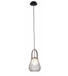 Lampy wiszące druciane - Light Prestige Lampa wisząca Bacoli mala 1xG9 czarna LP-1212/1PS BK - product 1