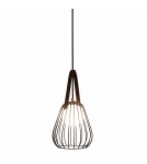 Lampy wiszące druciane - Light Prestige Lampa wisząca Bacoli mala 1xG9 czarna LP-1212/1PS BK - product 2
