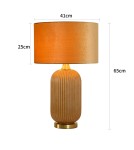 Light Prestige Lampa biurkowa Tamiza duża 1xE27 złota LP-1515/1T big gold Light Prestige Lampa biurkowa Tamiza duża 1xE27 złota LP-1515/1T big gold