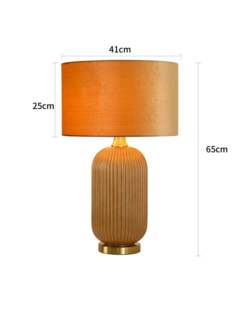 Light Prestige Lampa biurkowa Tamiza duża 1xE27 złota LP-1515/1T big gold Light Prestige Lampa biurkowa Tamiza duża 1xE27 złota LP-1515/1T big gold