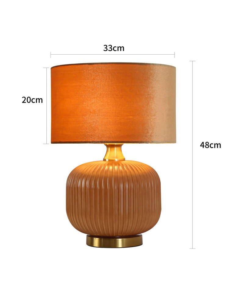 Light Prestige Lampa stołowa Tamiza mała 1xE27 złota LP-1515/1T small gold Light Prestige Lampa stołowa Tamiza mała 1xE27 złota LP-1515/1T small gold
