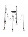Light Prestige Lampa wisząca Solesto 5xE27 czarna LP-90082/5P