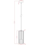 Light Prestige Sintra 1 wisząca czarna 1xGU10 LP-975/1P BK Light Prestige Sintra 1 wisząca czarna 1xGU10 LP-975/1P BK