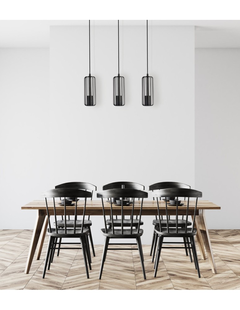 Light Prestige Sintra 3 wisząca linia czarna 3xGU10 LP-975/3L BK Light Prestige Sintra 3 wisząca linia czarna 3xGU10 LP-975/3L BK