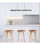 Lampy wiszące nad wyspę - Light Prestige Snow 6 linia wisząca złota 6xGU10 LP-731/6L GD - product 2