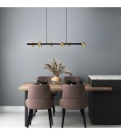 Lampy wiszące nad wyspę - Light Prestige Snow 6 linia wisząca złota 6xGU10 LP-731/6L GD - product 4