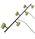 Lampy wiszące nad wyspę - Light Prestige Snow 6 linia wisząca złota 6xGU10 LP-731/6L GD - product 7