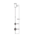 Light Prestige Vaku wisząca złota xLED LP-719/2P GD Light Prestige Vaku wisząca złota xLED LP-719/2P GD