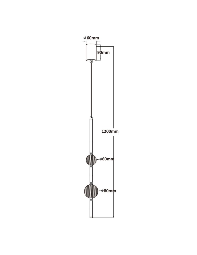 Light Prestige Vaku wisząca złota xLED LP-719/2P GD Light Prestige Vaku wisząca złota xLED LP-719/2P GD