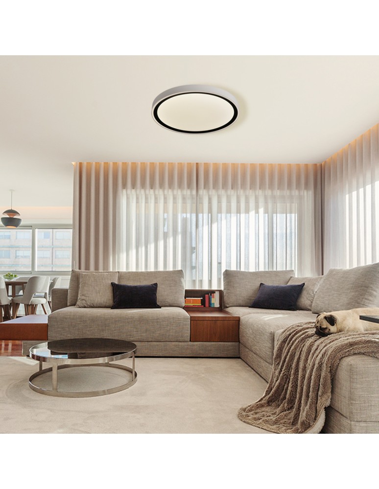 Light Prestige Vegas plafon mały 4000K czarny xLED LP-550/1C S 4BK Light Prestige Vegas plafon mały 4000K czarny xLED LP-550/1C S 4BK
