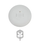 Light Prestige Vegas plafon średni 4000K biały xLED LP-550/1C M 4WH Light Prestige Vegas plafon średni 4000K biały xLED LP-550/1C M 4WH