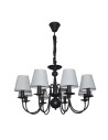 Light Prestige Werona 8 wisząca E14 czarny, biały LP-88439/8P