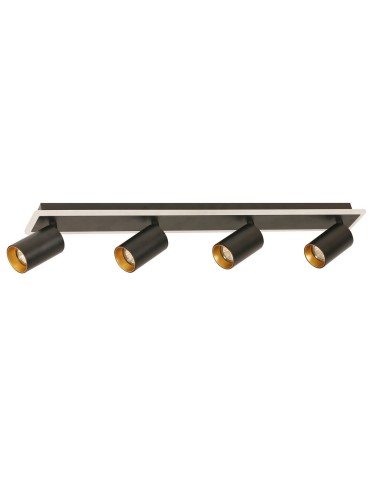 Light Prestige Lampa sufitowa Parma 4xGU10 + 1xLED czarna LP-0612/4C BK - product 2
