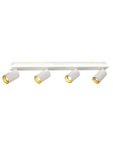 Light Prestige Lampa sufitowa Parma 4xGU10 + 1xLED biała LP-0612/4C WH
