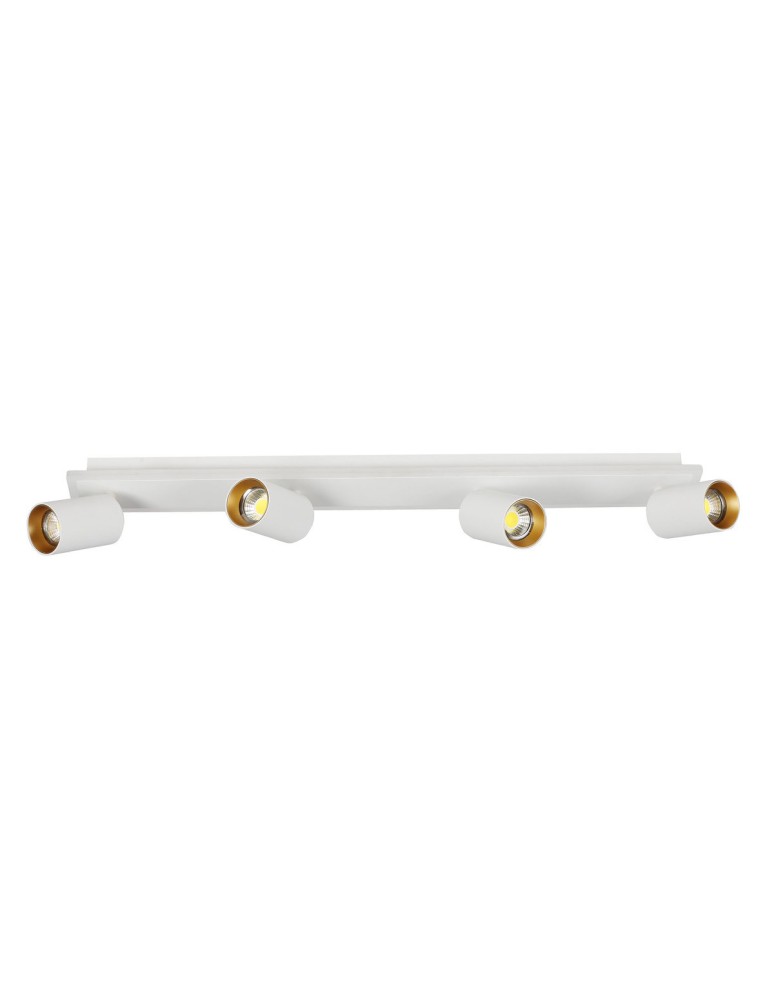 Light Prestige Lampa sufitowa Parma 4xGU10 + 1xLED biała LP-0612/4C WH Light Prestige Lampa sufitowa Parma 4xGU10 + 1xLED biała LP-0612/4C WH