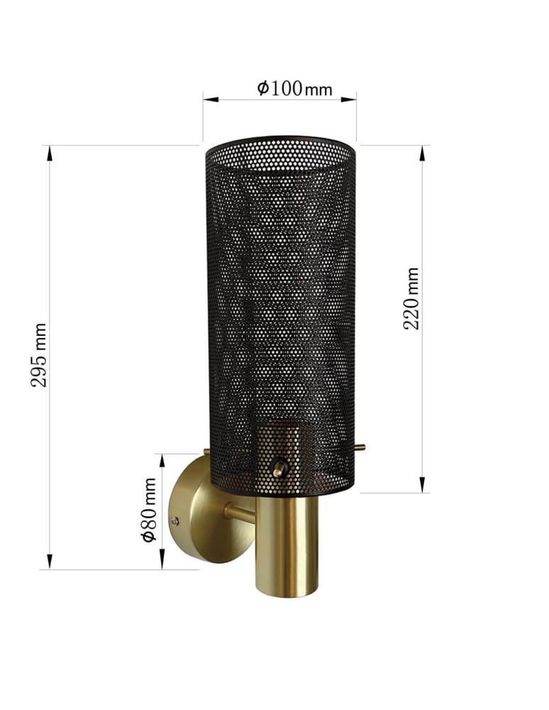 Light Prestige Kinkiet Tirana 1xE27 czarny LP-945/1W BK Light Prestige Kinkiet Tirana 1xE27 czarny LP-945/1W BK
