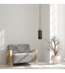 Lampy wiszące pojedyncze - Light Prestige Lampa wisząca Tirana 1xE27 czarna LP-945/1P BK - product 2