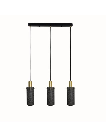 Light Prestige Lampa wisząca Tirana 3xE27 linia czarna LP-945/3L BK
