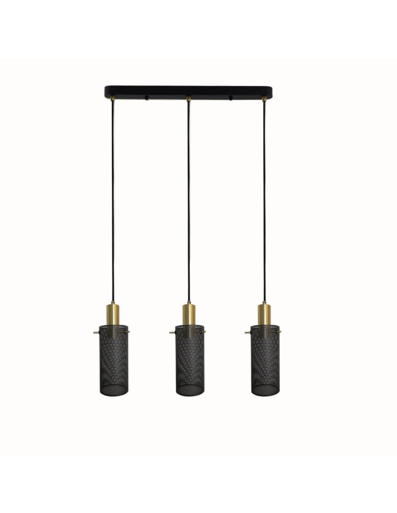 Light Prestige Lampa wisząca Tirana 3xE27 linia czarna LP-945/3L BK