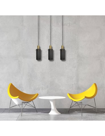 Light Prestige Lampa wisząca Tirana 3xE27 linia czarna LP-945/3L BK - produkt 2