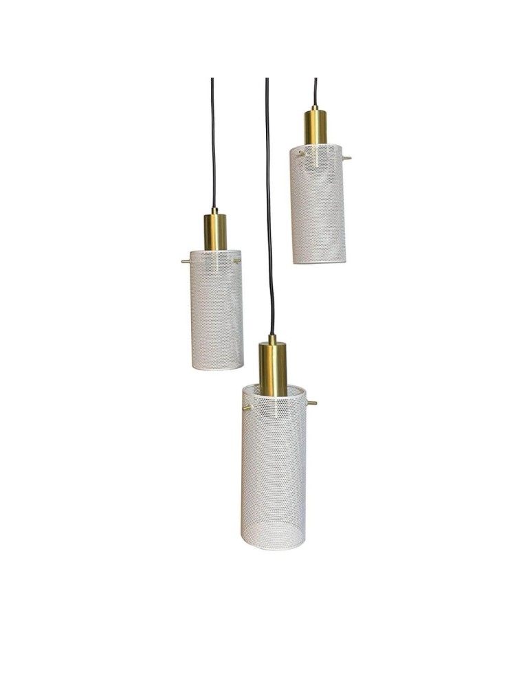 Light Prestige Lampa wisząca Tirana 3xE27 biała LP-945/3P WH Light Prestige Lampa wisząca Tirana 3xE27 biała LP-945/3P WH