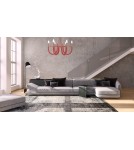 Żyrandole 6 punktowe - Light Prestige Lampa wisząca Como 6xE14 czerwona LP-90103/6P RED - product 2