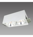 Lampy podtynkowe bezramkowe - trimless - Light Prestige Corleto 2 podtynkowa G9 biały LP-9S22/2R WH - product 1