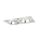 Lampy podtynkowe bezramkowe - trimless - Light Prestige Corleto 2 podtynkowa G9 biały LP-9S22/2R WH - product 2