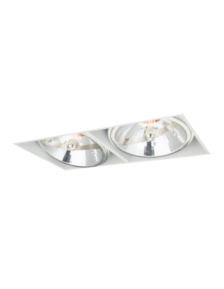 Lampy podtynkowe bezramkowe - trimless - Light Prestige Corleto 2 podtynkowa G9 biały LP-9S22/2R WH - product kolory-swiatla.pl 2