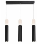 Lampy wiszące - Light Prestige Fano 3 wiszaca LED czarny / biały LP-8012/3P - product 1