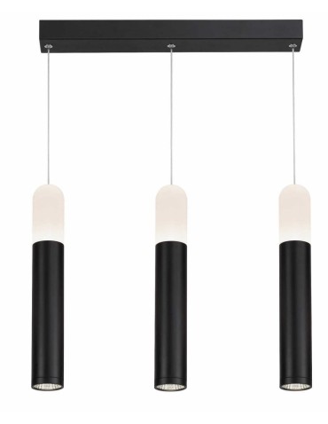 Light Prestige Fano 3 wiszaca LED czarny / biały LP-8012/3P