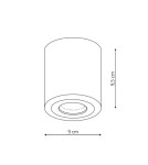Light Prestige Faro XL oprawa natynkowa chrom GU10 chrom LP-1464/1SM XL CH Light Prestige Faro XL oprawa natynkowa chrom GU10 chrom LP-1464/1SM XL CH