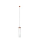 Lampy wiszące - Zuma Line GEM 1xG9 Miedziany P0389-01D-L7AC Wisząca - produkt 1
