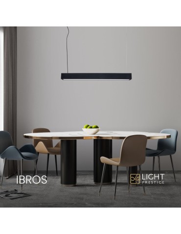Light Prestige Lampa wisząca Ibros średnia 18W CCT IP20 1xLED czarna LP-7001/1P 20 BK-63 18 CCT - produkt 2