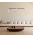Lampy wiszące nad wyspę - Light Prestige Lampa wisząca Meleca S 1xLED LP-2345/1P S BK - product 2