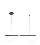 Lampy wiszące nad wyspę - Light Prestige Lampa wisząca Meleca S 1xLED LP-2345/1P S BK - product 4